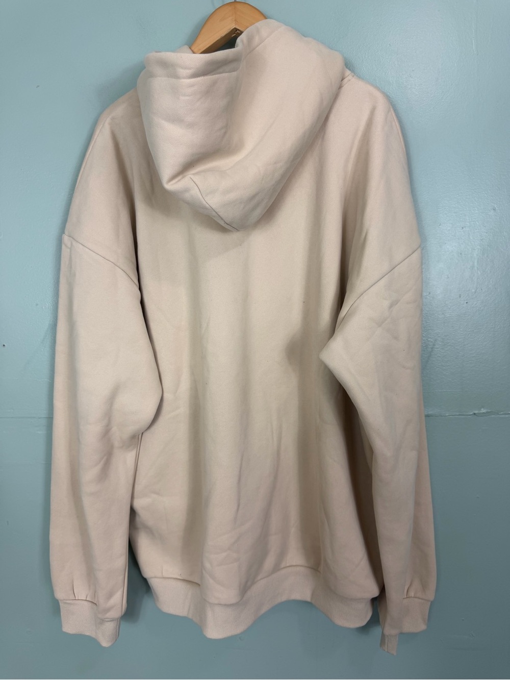 Comfrt Hoodie Beige Cream Size 3XL Pullover Extra Soft Heavy Thick - Picture 7 of 7